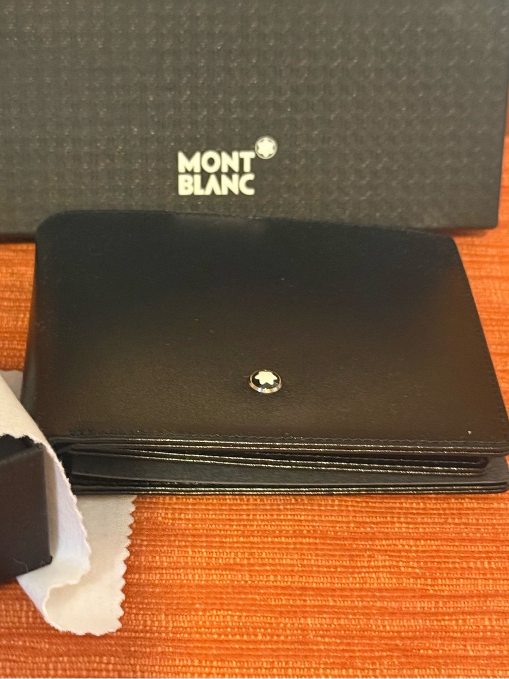 Montblanc Meisterstück 6CC Wallet — New in Box, Black Leather (Ref. 16354)